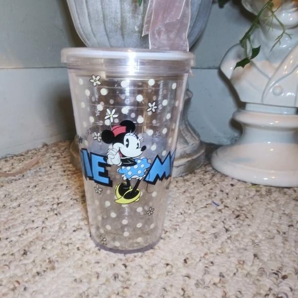 Disney Minnie Mouse Polka Dot Cold Cup - Picture 1 of 7